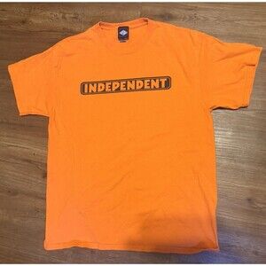 Independent trucks t shirt adults L Orange skate y2K